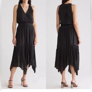 Ramy Brook Black Midi Dress